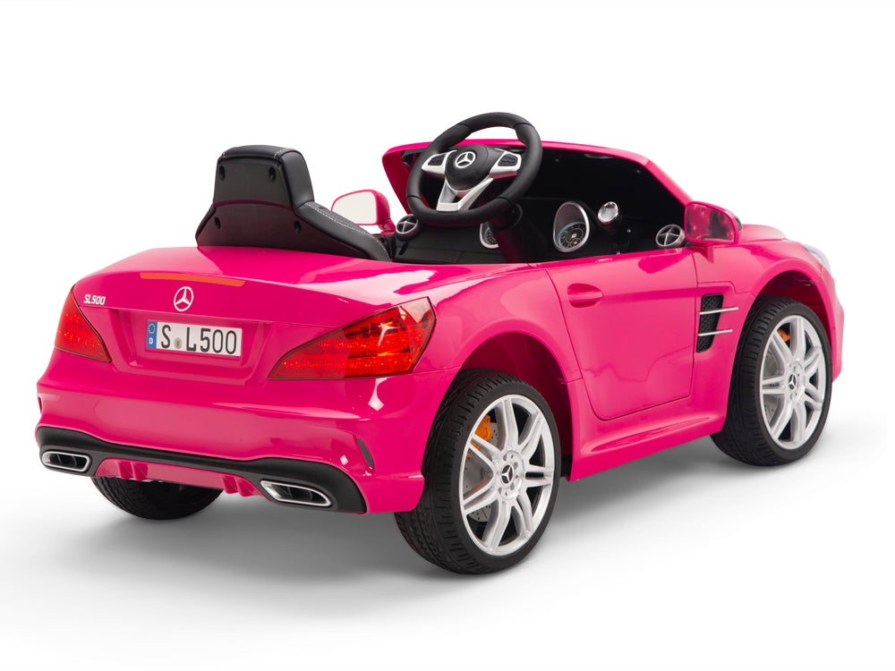 Complete Eva Edition 12V Licensed Mercedes Benz SL Series Kids Ride on Car w/ Leather/BT/RC