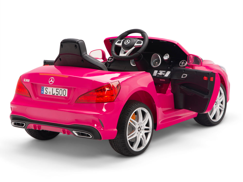 Complete Eva Edition 12V Licensed Mercedes Benz SL Series Kids Ride on Car w/ Leather/BT/RC