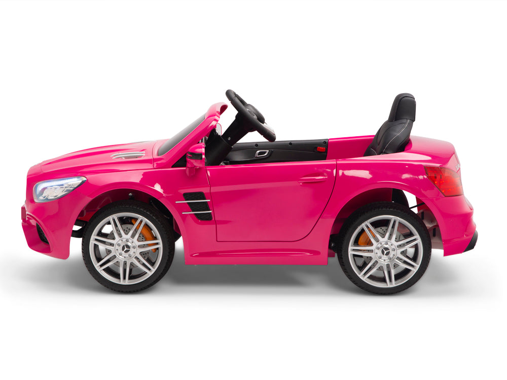 Complete Eva Edition 12V Licensed Mercedes Benz SL Series Kids Ride on Car w/ Leather/BT/RC