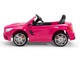 Complete Eva Edition 12V Licensed Mercedes Benz SL Series Kids Ride on Car w/ Leather/BT/RC