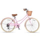 Glerc 26" Best Beach Cruiser Hybrid Kids Bike - Missy