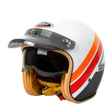 The Street King - Vintage Open Face Helmet - DOT & ECE Approved