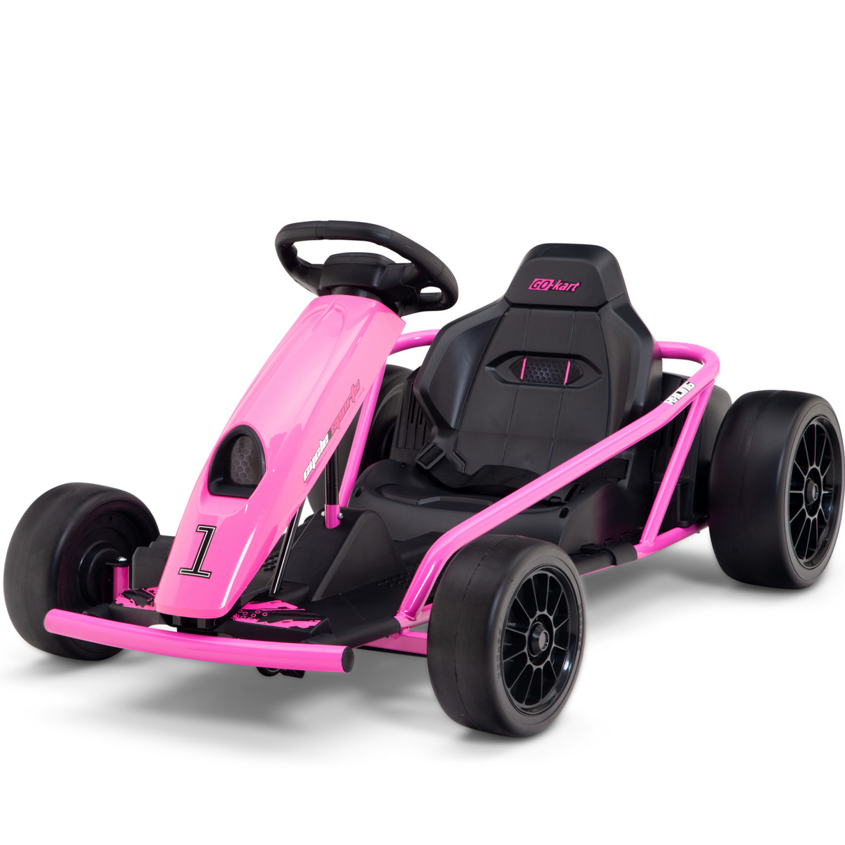 Pink 24V Sport Challenger Drifting Go Kart