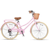 Glerc Best Beach Cruiser Hybrid Kids Bike 26" - Missy