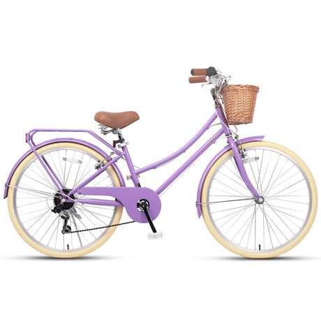 Glerc Best Beach Cruiser Hybrid Kids Bike 26" - Missy