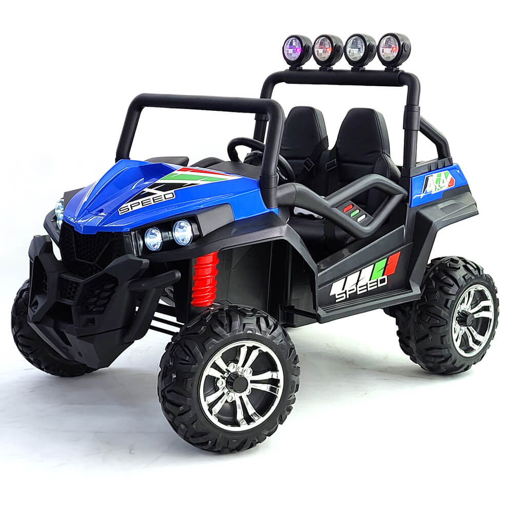 4X4 Edition 24V Viper Kids Ride on Buggy/ UTV with RC, Rubber Wheels