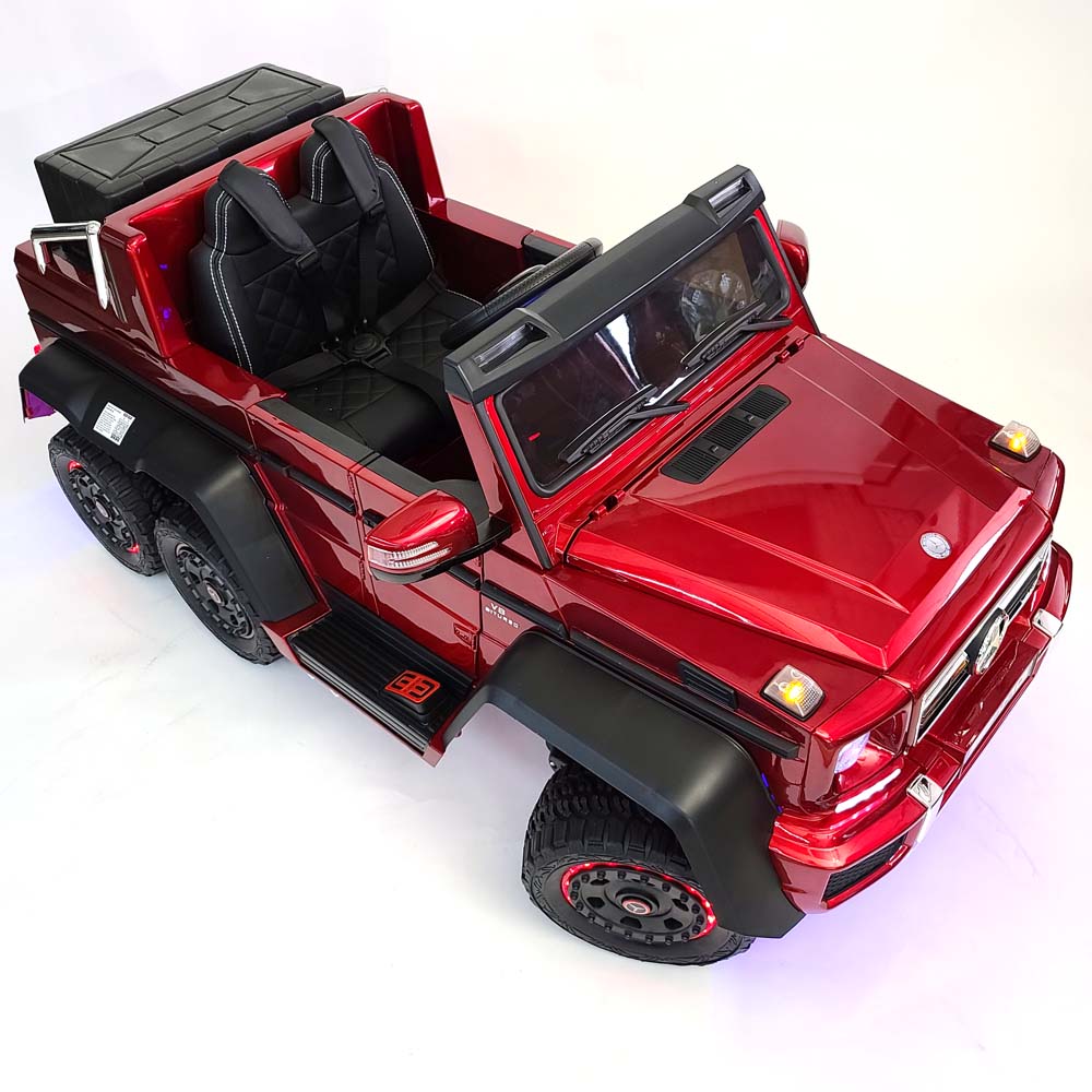 Big Official Limited Mercedes Benz G63 AMG 2X12V / 6 Motors / 6 Wheels Kids Ride on Car with RC