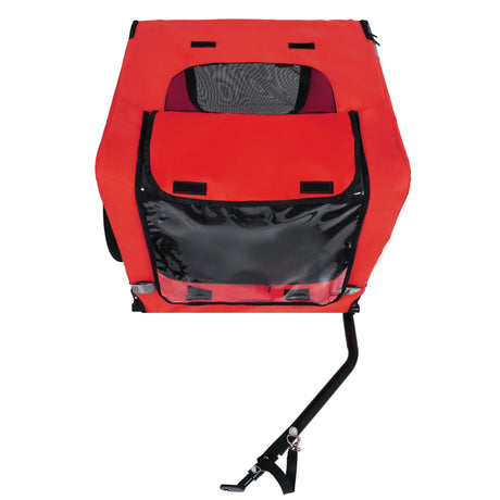 Pet Bike Trailer Dog Cart for Bicycle,Suitable for Small and Medium Pets, Easy Folding Cart Frame, Quick Release Wheel, Non-Slip Floor, Internal Leash