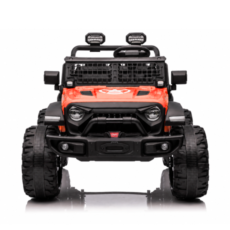 Orange 24V/2WD Xtreme Edition Ride on Truck, Eva Wheels and Leather Seats