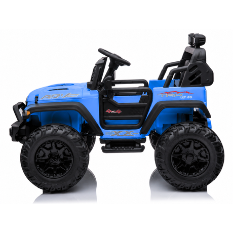 Blue 24V/2WD Xtreme Edition Ride on Truck, Eva Wheels and Leather Seats