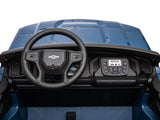 Blue 24V/4WD Premium Chevrolet Silverado Kids Licensed 2 Seater Ride On Truck with RC