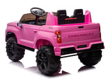 Pink 24V Chevrolet Silverado Kids Licensed 2 Seater Ride On Truck with Music, Rc