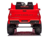 Red 24V/4WD Premium Chevrolet Silverado Kids Licensed 2 Seater Ride On Truck with RC