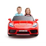 Red 24V/180W SuperSport XXL Big Kids Ride-On Car W/ Real Rubber Tires & Brushless Motor