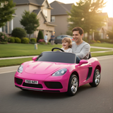 Pink 24V/180W SuperSport XXL Big Kids Ride-On Car W/ Real Rubber Tires & Brushless Motor