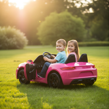 Pink 24V/180W SuperSport XXL Big Kids Ride-On Car W/ Real Rubber Tires & Brushless Motor