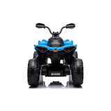 Blue 24V Can-Am Renegade 4X4 Premium Edition Ride-On Quad ATV for Kids with EVA Tires, Lights, Music
