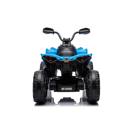 Blue 24V Can-Am Renegade 4X4 Premium Edition Ride-On Quad ATV for Kids with EVA Tires, Lights, Music