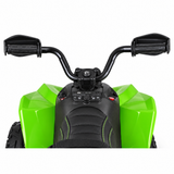Green 24V Can-Am Renegade 4X4 Premium Edition Ride-On Quad ATV for Kids with EVA Tires, Lights, Music