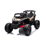24V Can-Am Maverick 1-Seater 4X4 Kids UTV with EVA Tires, LED Lights, Music, Remote