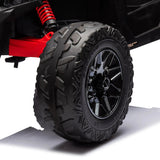 24V Can-Am Maverick 1-Seater 4X4 Kids UTV with EVA Tires, LED Lights, Music, Remote