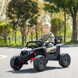 24V Can-Am Maverick 1-Seater 4X4 Kids UTV with EVA Tires, LED Lights, Music, Remote