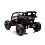 24V Can-Am Maverick 1-Seater 4X4 Kids UTV with EVA Tires, LED Lights, Music, Remote