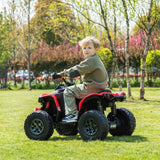 24V Can-Am Renegade 1-Seater 4X4 Quad ATV with EVA Tires, LED Lights, Music