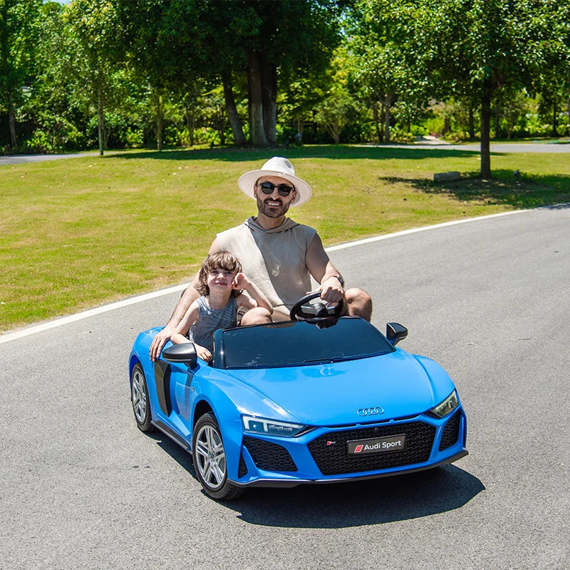 White 24V/200W Giant Limited Edition Audi R8 Spyder 2 Seater Ride on Car