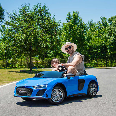 White 24V/200W Giant Limited Edition Audi R8 Spyder 2 Seater Ride on Car