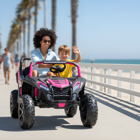 Pink 24V/180W XXL Big Kids Blade XR Advanced Ride on Buggy W/ Real Rubber Tires & Brushless Motor, NO RC