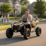 Gold 24V/180W XXL Big Kids Blade XR Advanced Ride on Buggy W/ Real Rubber Tires & Brushless Motor, NO RC