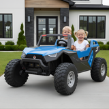 Blue 24V/4X4 Dune Buggy Ride On UTV, Rubber Wheels and RC