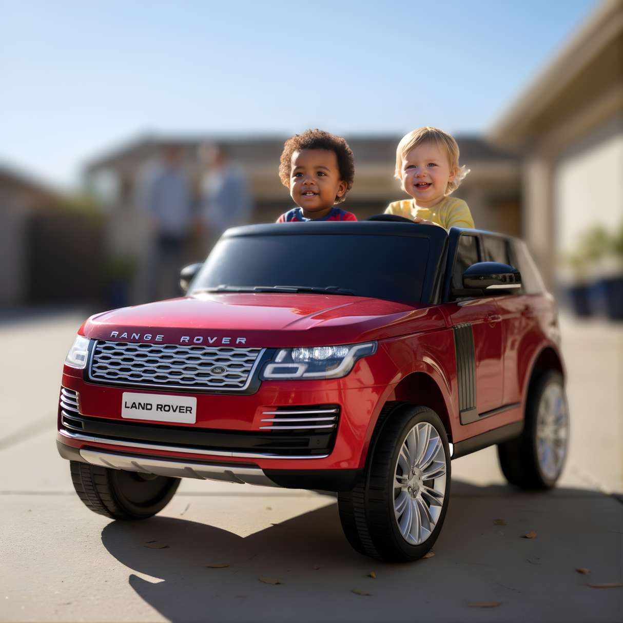 Red 24V XXL Range Rover MP4 Edition Ride-On Car Fully Loaded with EVA Wheels, Music & Remote