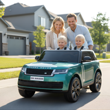 Green Metallic 24V Range Rover Ride-On SUV with EVA Wheels, Music & Parental Control