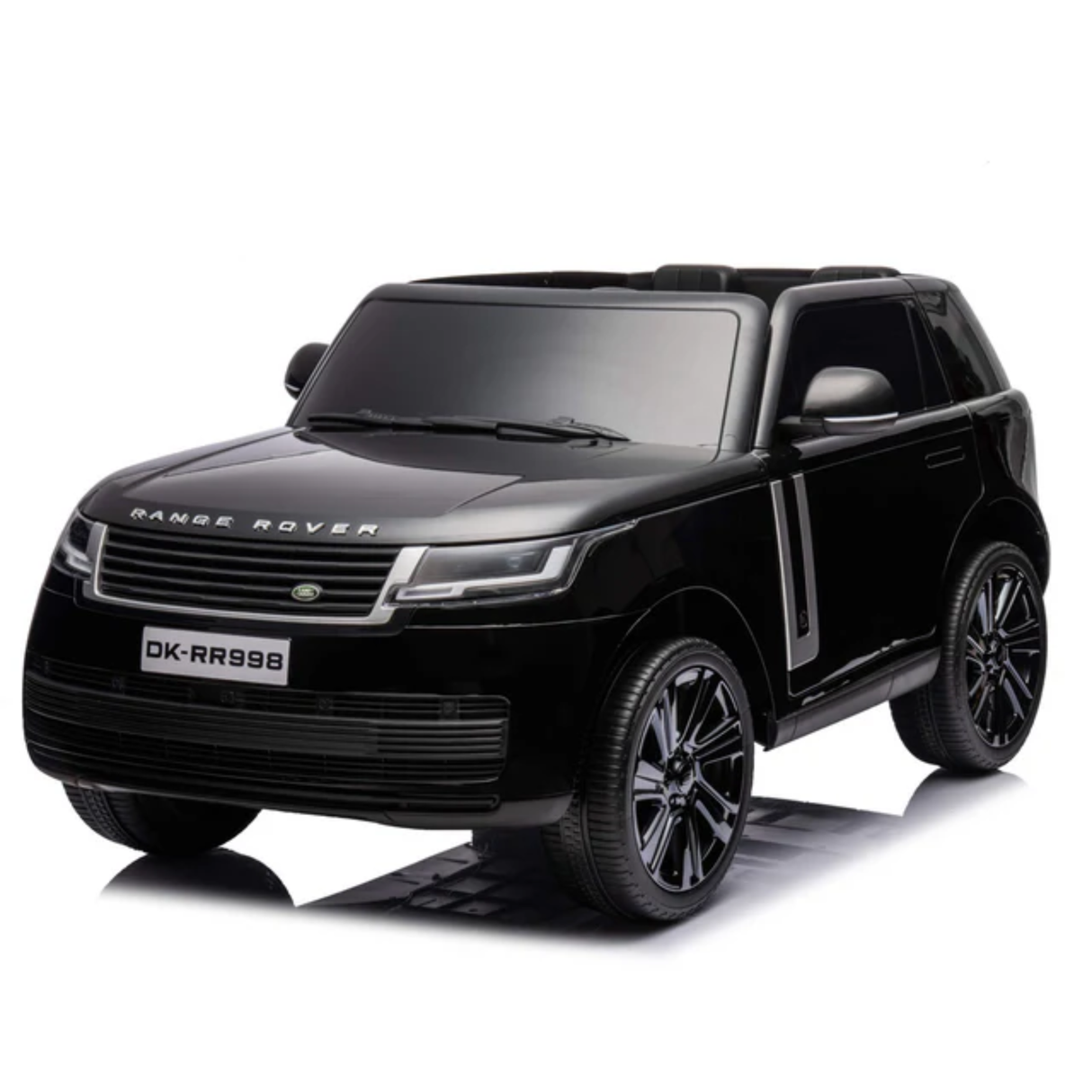 Black 24V Range Rover Ride-On SUV with EVA Wheels, Music & Parental Control