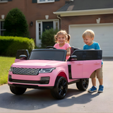 Pink 24V XXL Range Rover MP4 Edition Ride-On Car Fully Loaded with EVA Wheels, Music & Remote