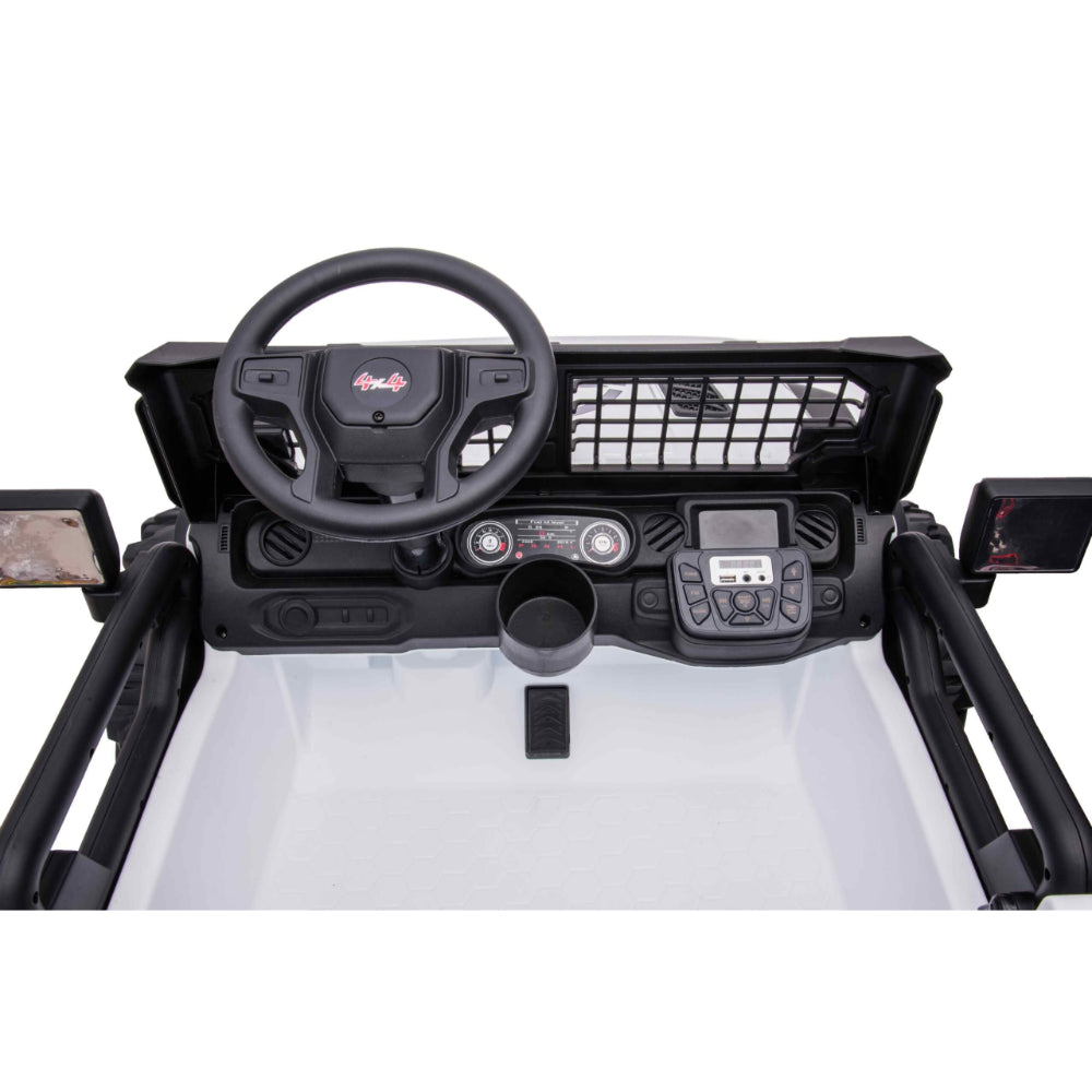 White 24V/2WD Xtreme Edition Ride on Truck