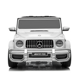 White 24V/4x4 Official Mercedes Benz G63 Ride On Car with EVA Wheels, Music & RC
