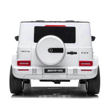 White 24V/4x4 Official Mercedes Benz G63 Ride On Car with EVA Wheels, Music & RC