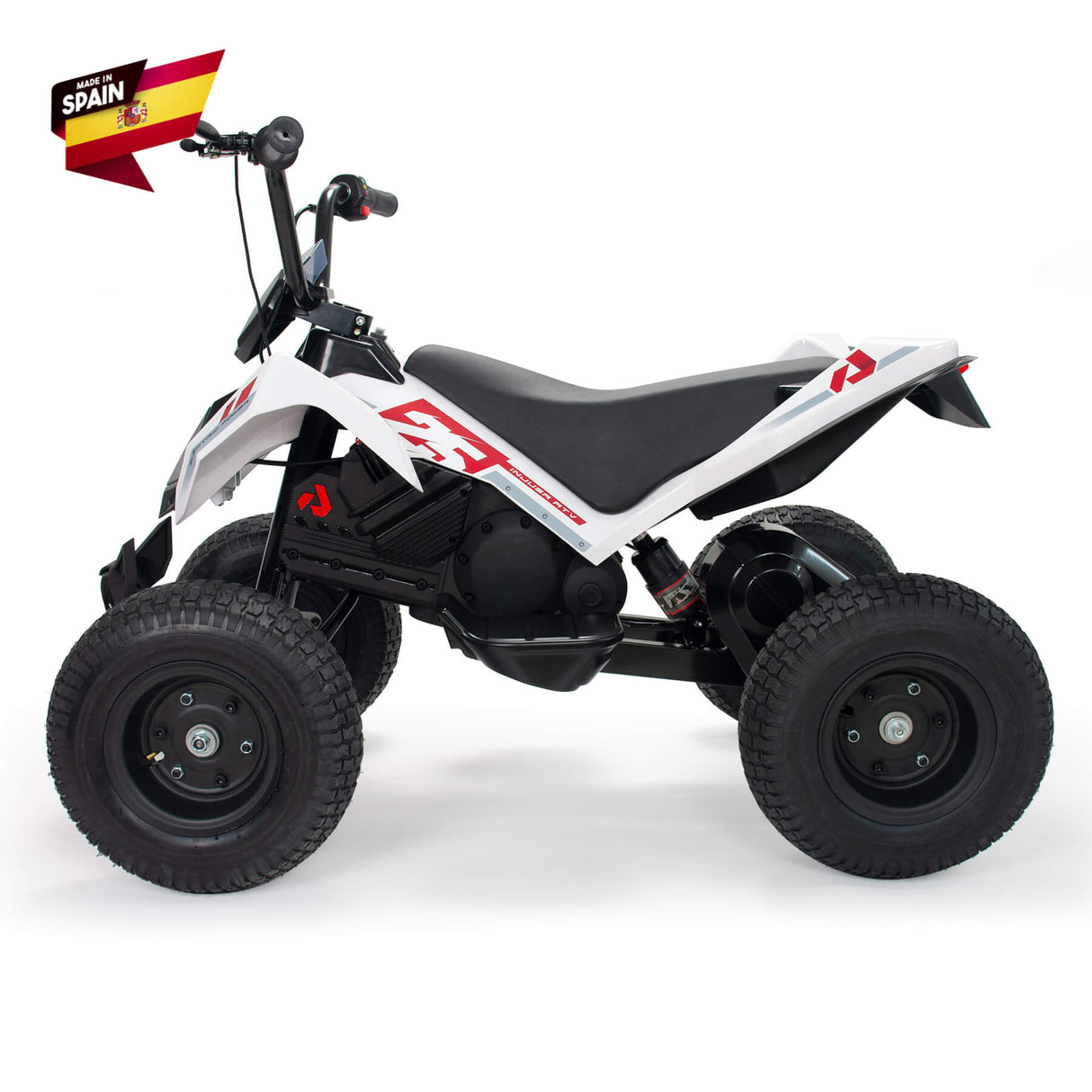 INJUSA 24V X-Treme Zero Edition Ride On Quad/ATV with Brushless Motor