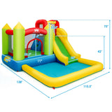 Inflatable Bounce House Water Slide Jump Bouncer without Blower