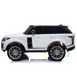 White 24V XXL Range Rover MP4 Edition Ride-On Car Fully Loaded with EVA Wheels, Music & Remote