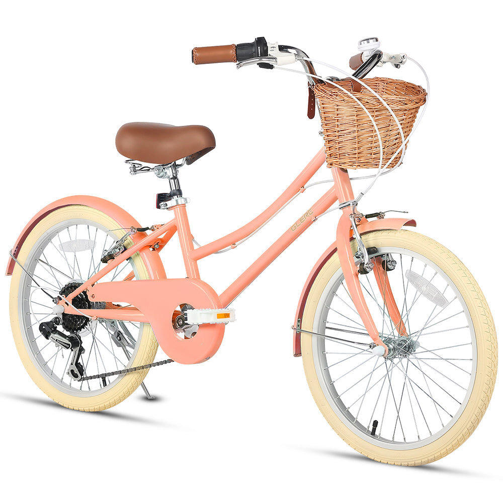 Glerc 20" Best Beach Cruiser Hybrid Kids Bike - Missy