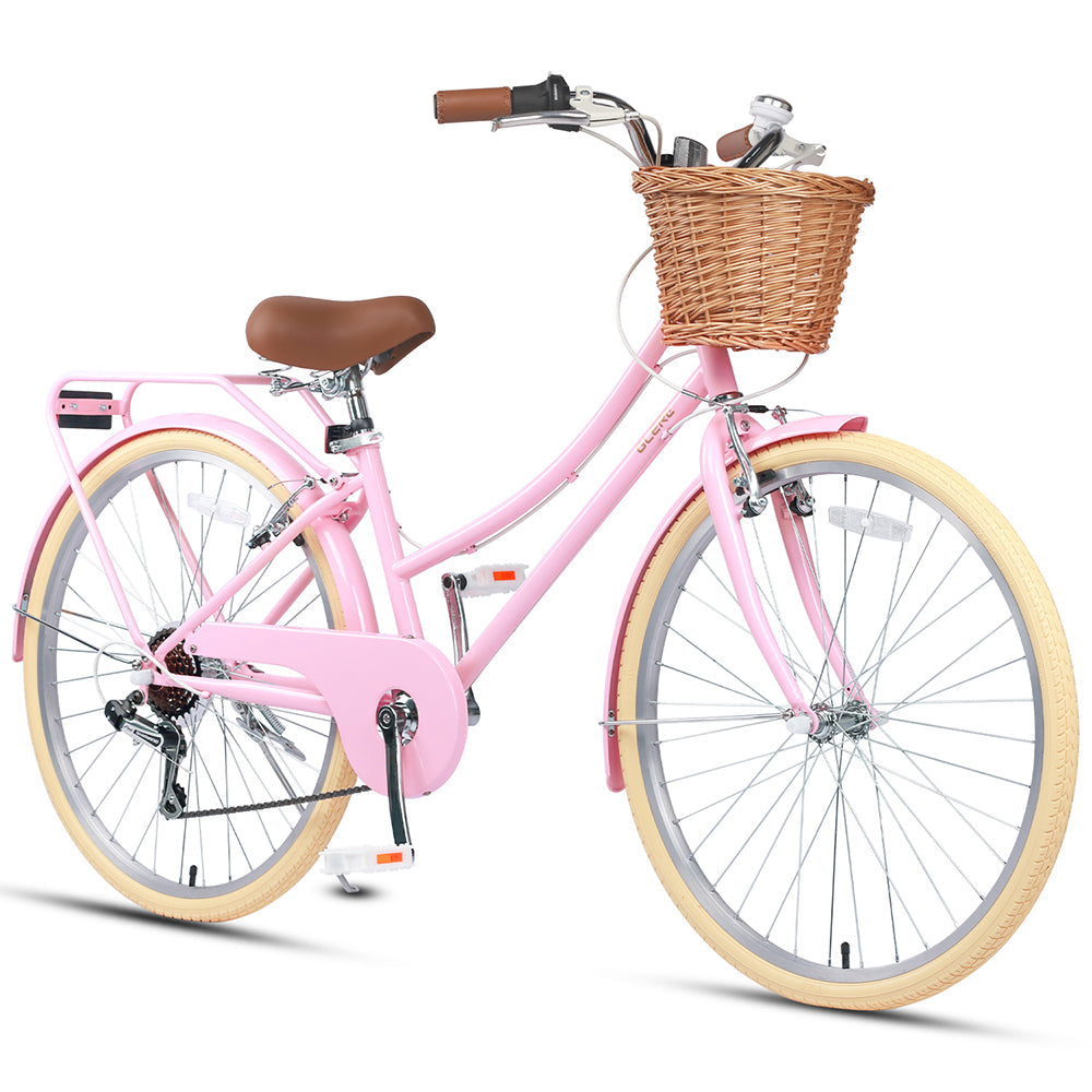 Glerc Best Beach Cruiser Hybrid Kids Bike 26" - Missy