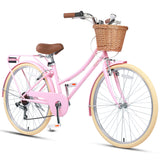 Glerc Best Beach Cruiser Hybrid Kids Bike 26" - Missy