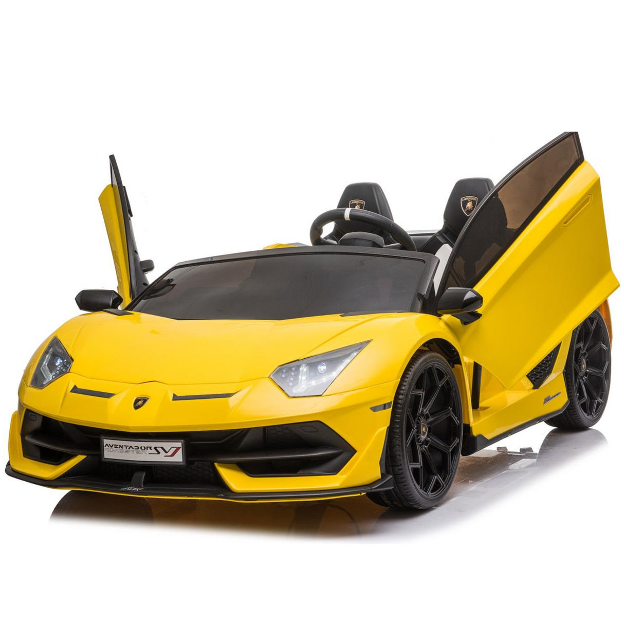 Yellow 24V Lamborghini SVJ Ultimate Drifting Car