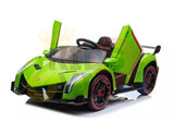 2 seats lamborghini ride on kids and toddlers ride on car 12v GREEN 13