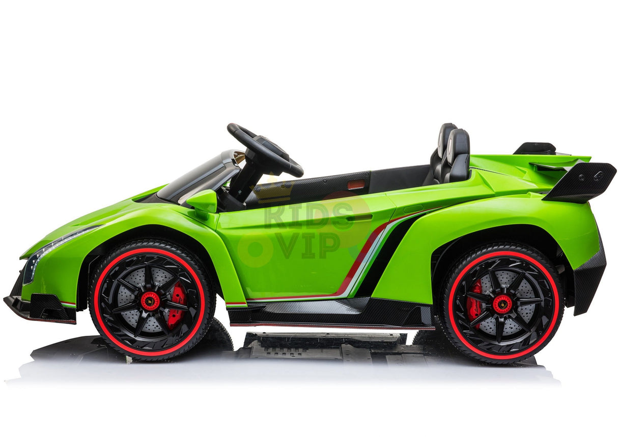 2 seats lamborghini ride on kids and toddlers ride on car 12v GREEN 2