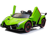 2 seats lamborghini ride on kids and toddlers ride on car 12v GREEN 7